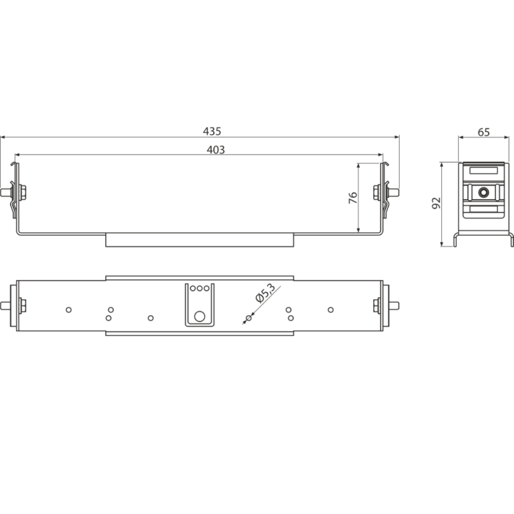 Кронштейн Alcadrain AlcaSystem счетчика воды AS-P022 2 Кронштейн Alcadrain AlcaSystem счетчика воды AS-P022 — изображение 2