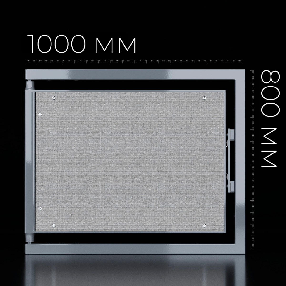 Люк одностворчатый Shagma 100х80 ревизионный под плитку ЛС1000x800Г 5 Люк одностворчатый Shagma 100х80 ревизионный под плитку ЛС1000x800Г — изображение 5