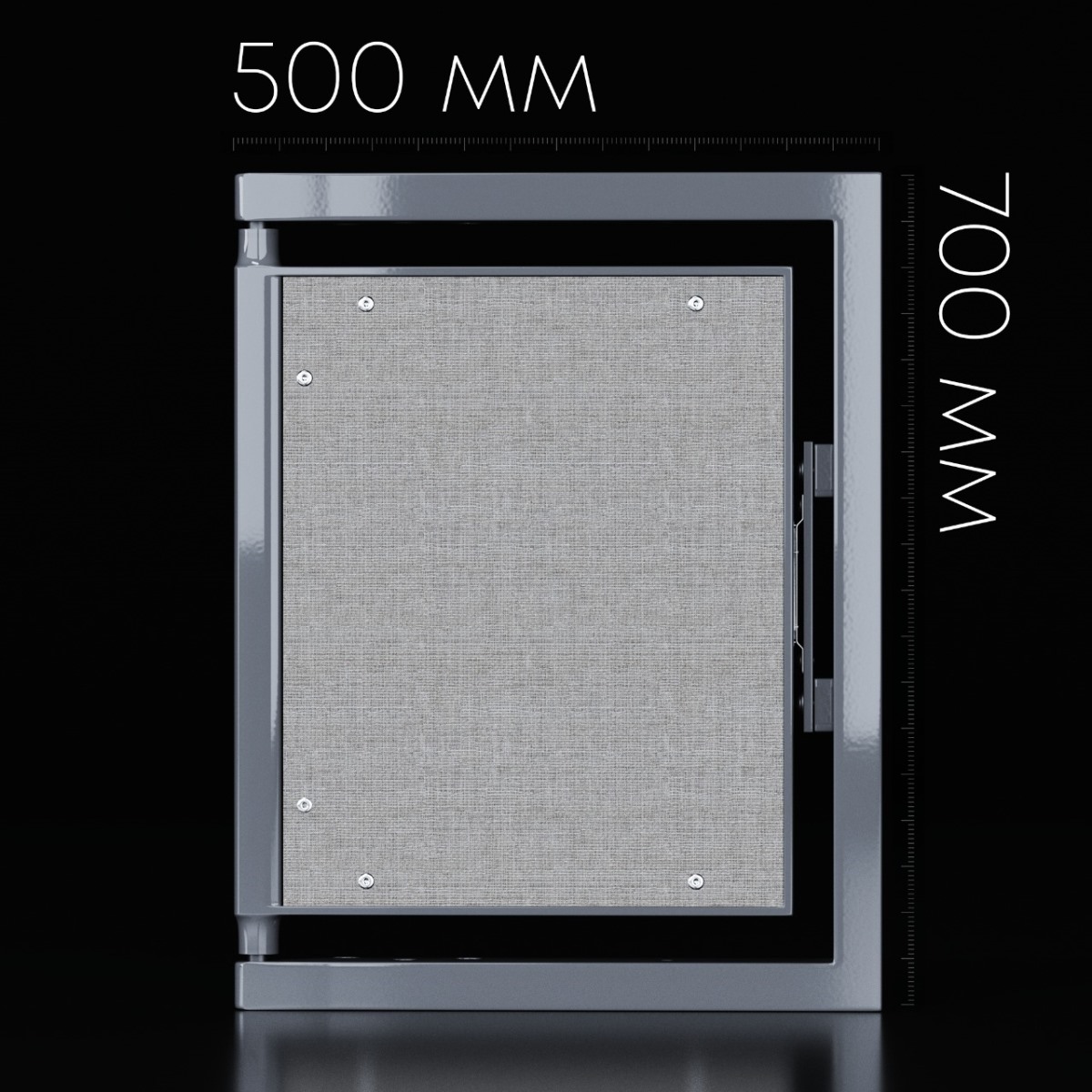 Люк одностворчатый Shagma 50х70 ревизионный под плитку ЛС500x700В 5 Люк одностворчатый Shagma 50х70 ревизионный под плитку ЛС500x700В — изображение 5