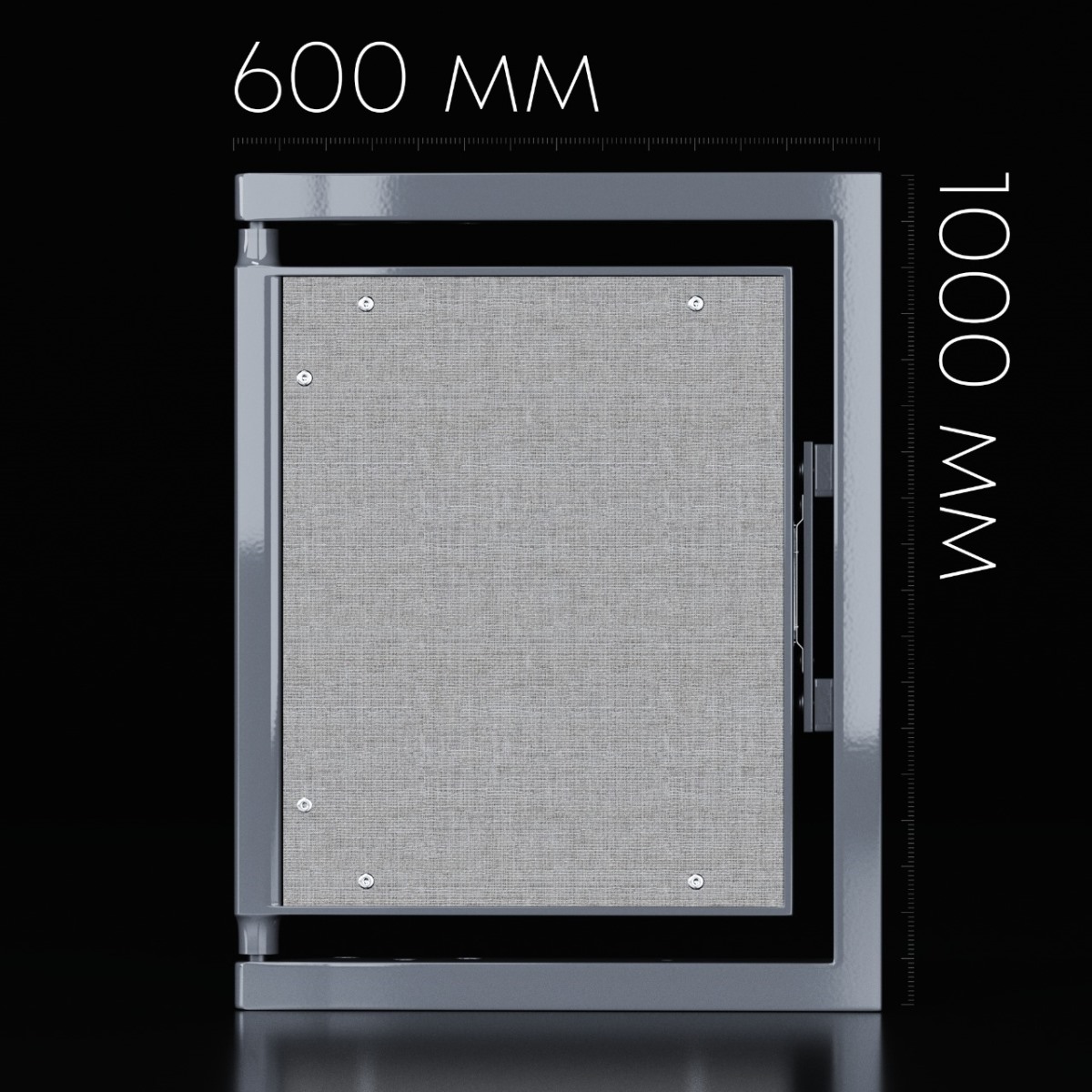 Люк одностворчатый Shagma 60х100 ревизионный под плитку ЛС600x1000В 5 Люк одностворчатый Shagma 60х100 ревизионный под плитку ЛС600x1000В — изображение 5