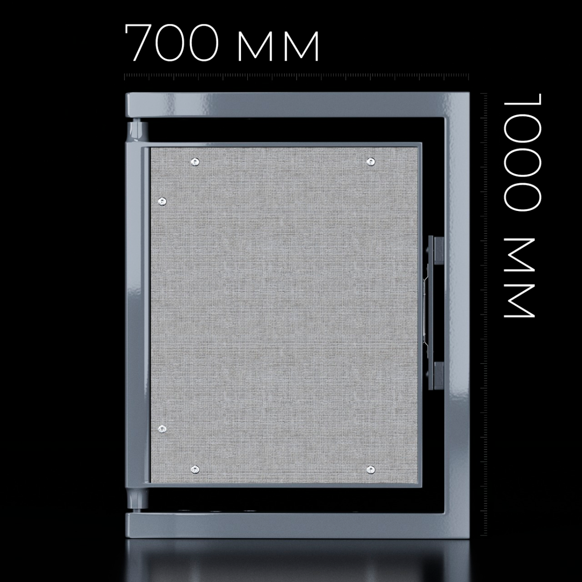 Люк одностворчатый Shagma 70х100 ревизионный под плитку ЛС700x1000В 5 Люк одностворчатый Shagma 70х100 ревизионный под плитку ЛС700x1000В — изображение 5